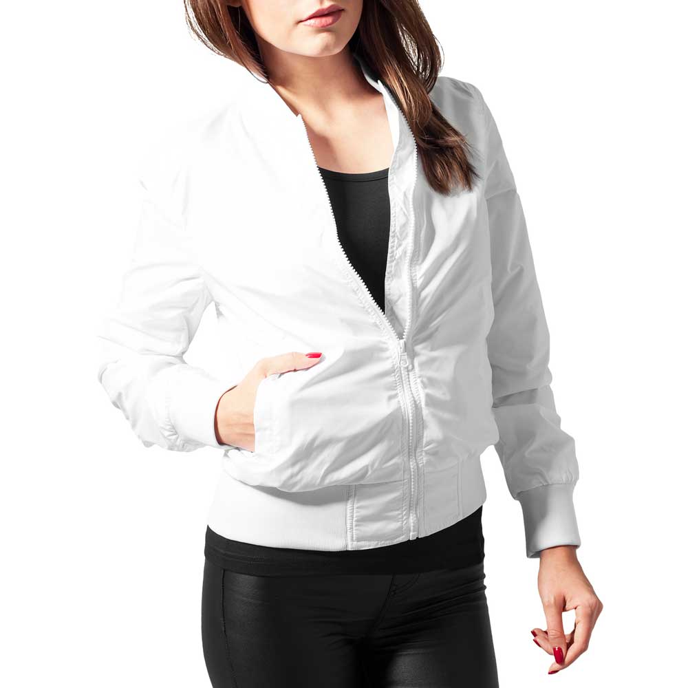 Urban Classics Urban Classics Bomber jacket Light White Urban Classics Urban Classics Bomber jacket Light White